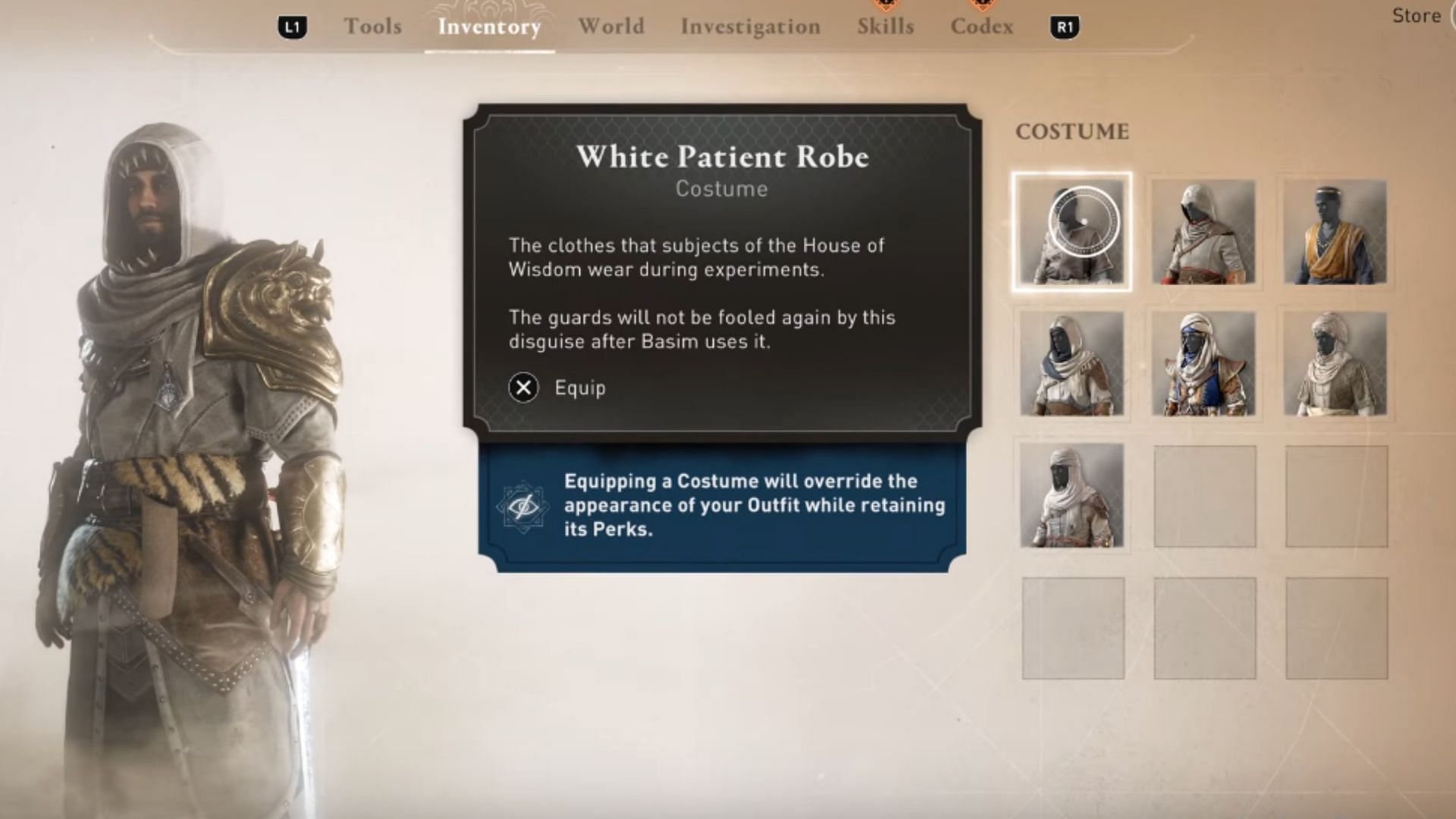 You'll encounter a diverse selection of Costumes (Image via Ubisoft)